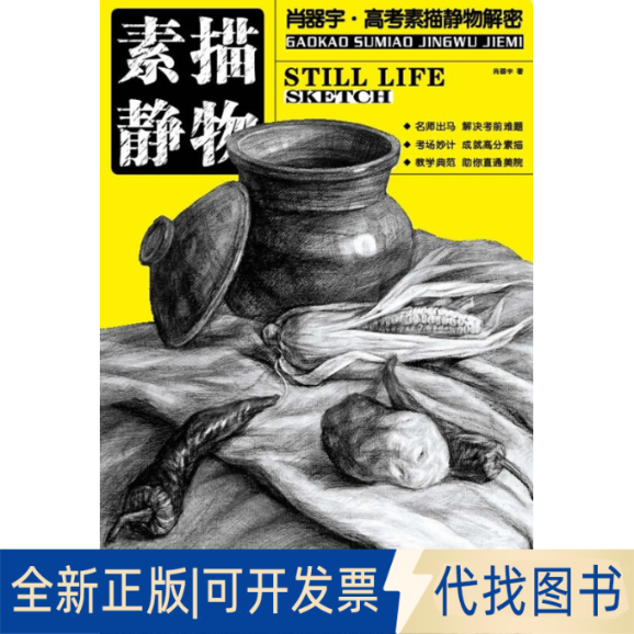 正版全新肖器宇·高考素描静物解密：素描静物9787229031183肖器宇重庆出版社2010-11-01