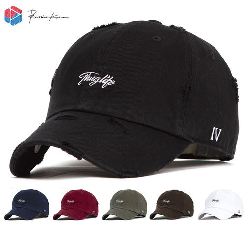 韩国Flipper帽子男女出游百搭鸭舌帽韩版大号加深水洗做旧棒球帽