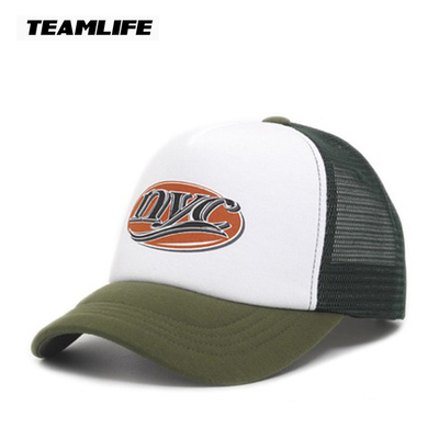韩国Teamlife正品网帽运动帽子