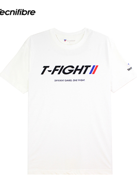 Tecnifibre泰尼飞tfight同款男女休闲网球服运动T恤球拍设计图