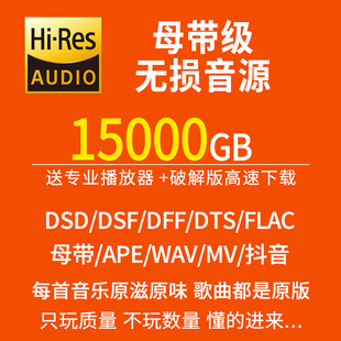 音色母带 DSD无损音源车载HIFI高品质HIRES FLAC WAV APE下载包