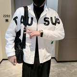 JK29-P98-控138店主秋季男士夹克外套工装宽松立领潮流休闲男，男装夹克，电商A370
