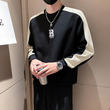 W22-P65-控98店主风秋季新款长袖宽松套头圆领男士卫衣，男装卫衣，电商A370