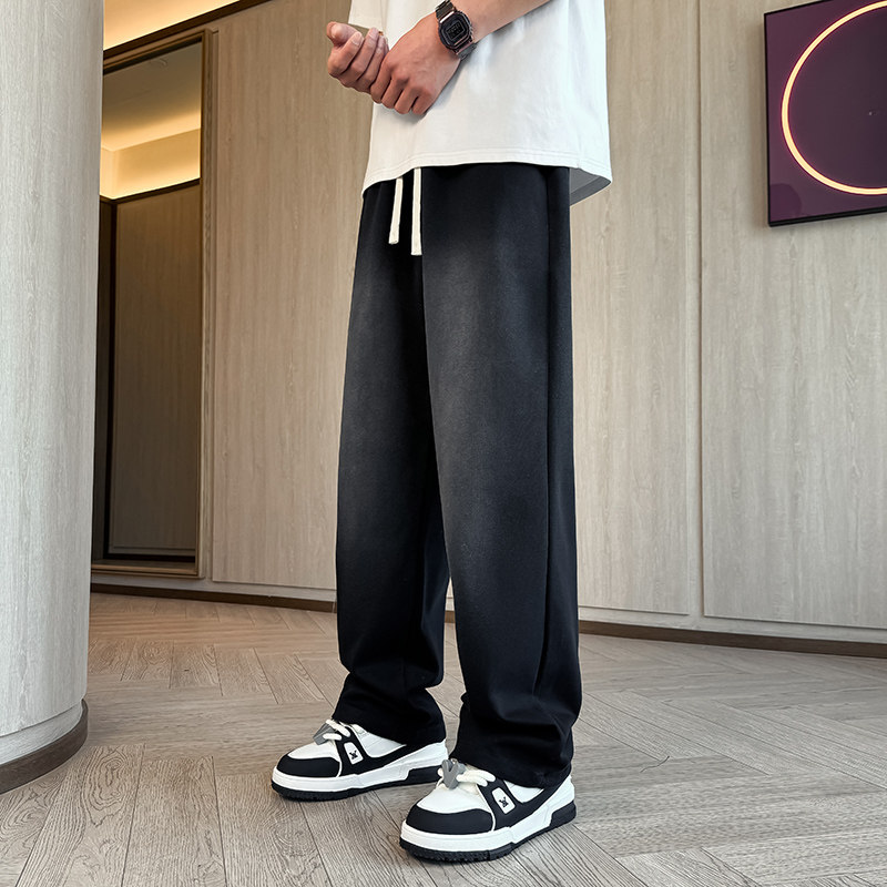 抖音直播洗水针织运动裤A370-K018-P65，男装休闲裤，电商A370