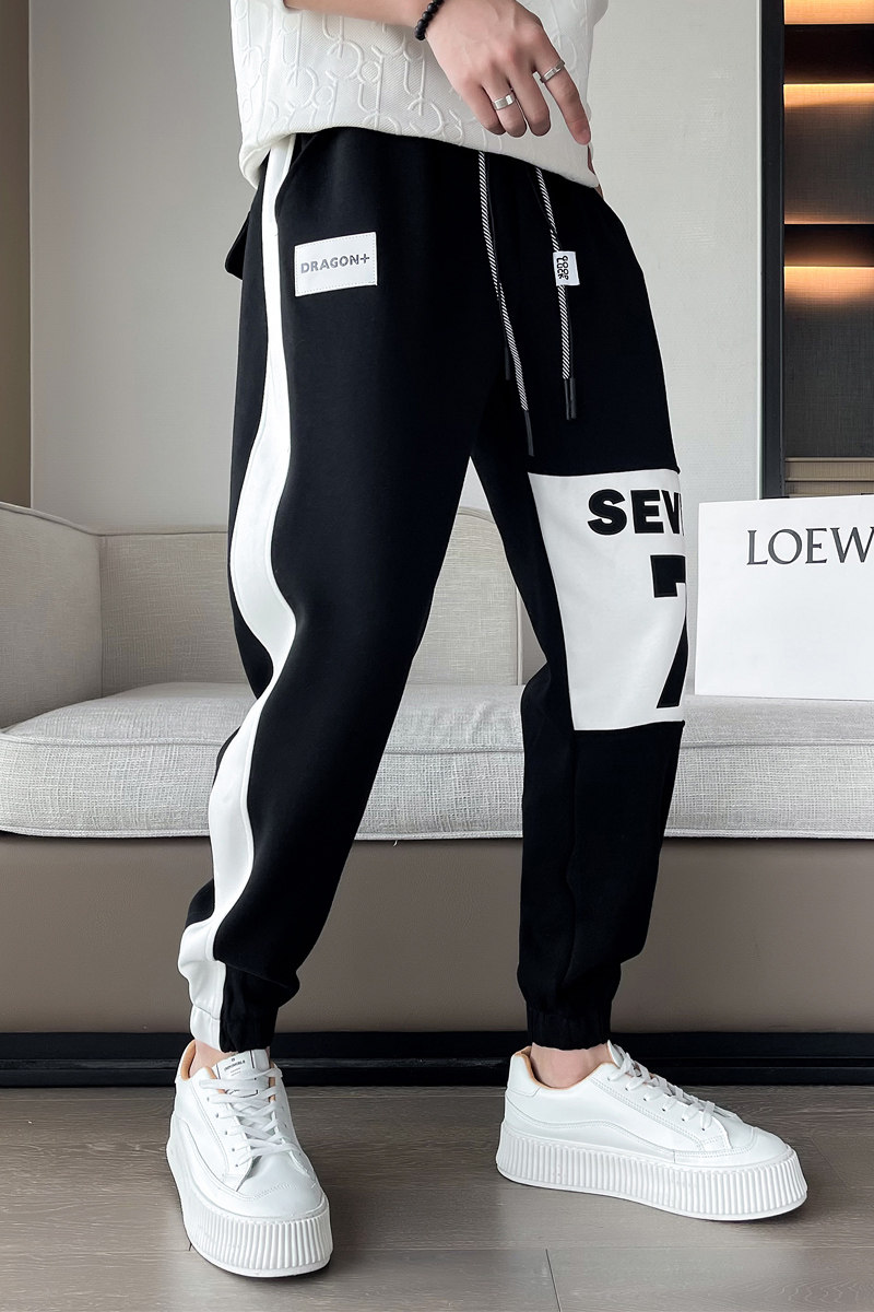 抖音直播秋冬新款潮牌哈伦裤休闲裤卫裤X920-P55-控78,男装休闲裤,电商A370