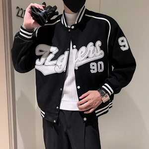 A370-JK26-P98-控138 秋冬新款棒球服夹克机车服外套男图片