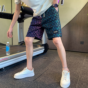 夏季网红抖音五分裤沙滩裤短裤男DK32-P45-控69,男装休闲裤,电商A370