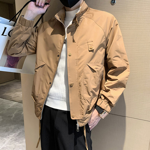 JK31-P98-控138 秋季新款潮牌工装立领休闲夹克男图片
