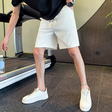 夏季新款纯色运动休闲五分裤沙滩裤潮流男士短裤DK35-P45-控69，男装休闲裤，电商A370