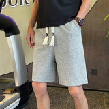 夏季新款纯色运动休闲五分裤沙滩裤潮流男士短裤DK35-P45-控69，男装休闲裤，电商A370