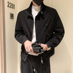 JK31-P98-控138 秋季新款潮牌工装立领休闲夹克男图片