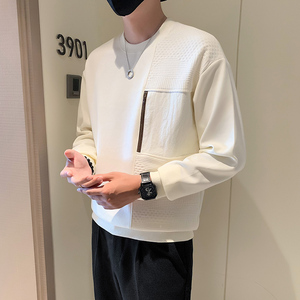 秋季新款潮牌圆领套头卫衣男W33-P65图片