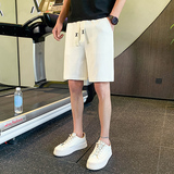 夏季新款纯色运动休闲五分裤沙滩裤潮流男士短裤DK35-P45-控69，男装休闲裤，电商A370