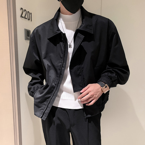 JK28-P88-控108-社会小伙秋冬新款个性潮牌设计感夹克外套男