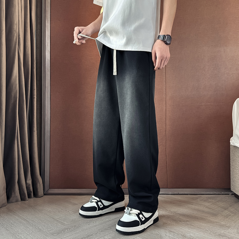 抖音直播洗水针织运动裤A370-K018-P65，男装休闲裤，电商A370