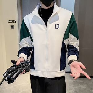 JK30-P108-控148-秋冬社会小伙潮牌新款棒球服机车服夹克外套男 1图片