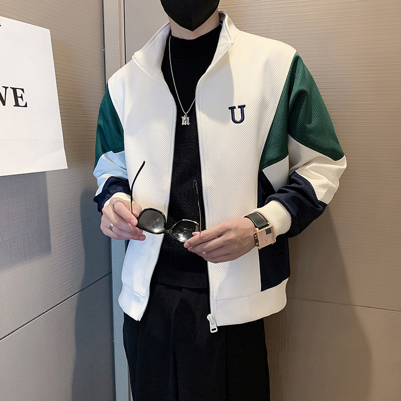 JK30-P108-控148-秋冬社会小伙潮牌新款棒球服机车服夹克外套男1,男装夹克,电商A370