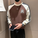 秋季新款个性潮牌撞色卫衣男潮牌W38-P65，男装卫衣，电商A370