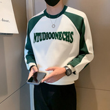 秋冬新款潮牌卫衣圆领打底衫男A370-W32-P65，男装卫衣，电商A370