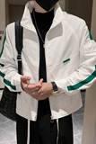 A370-JK27-P88-控108社会小伙秋冬新款立领夹克外套男白1，男装夹克，电商A370