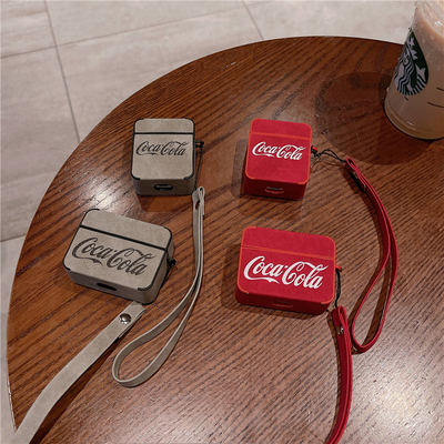 苹果蓝牙耳机壳翻毛皮AirPods