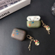 创意磨砂涂鸦画画AirPods4保护套适用Pro2苹果无线蓝牙耳机壳AirPods2硅胶软壳画板画笔挂件Pro3代防摔盒五代
