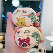 clip 5i创意freebuds4e软壳se2 卡通恐龙维尼熊草莓熊6i适用华为456代耳机壳freebudspro3 4无线蓝牙保护套4i