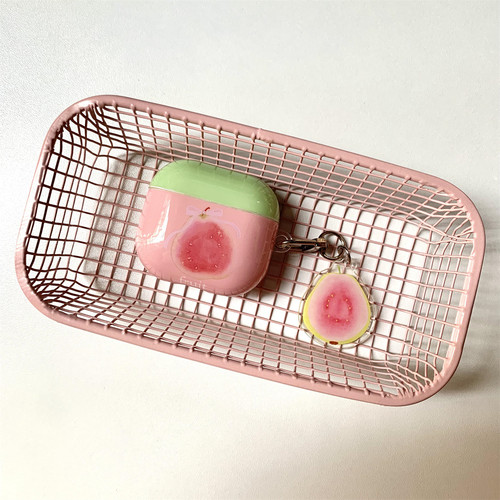 小清新撞色番石榴AirPods4保护套