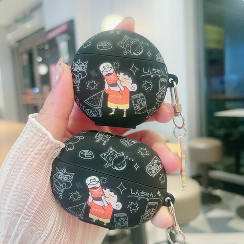 蜡笔小新华为耳机防摔磨砂软壳