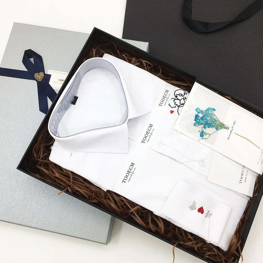 TOOECM 私人订制衬衫男袖口刺绣名字 创意diy送男友定制礼物衬衣|msdalam kategori Pakaian Lelaki, shirt - dari Buy2taobao.com untuk memberikan perkhidmatan ejen Taobao profesional membeli
