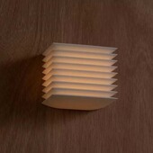 日式 饰氛围壁灯 中古卧室过道灯茶室民宿客厅背景墙方块树脂楼梯装