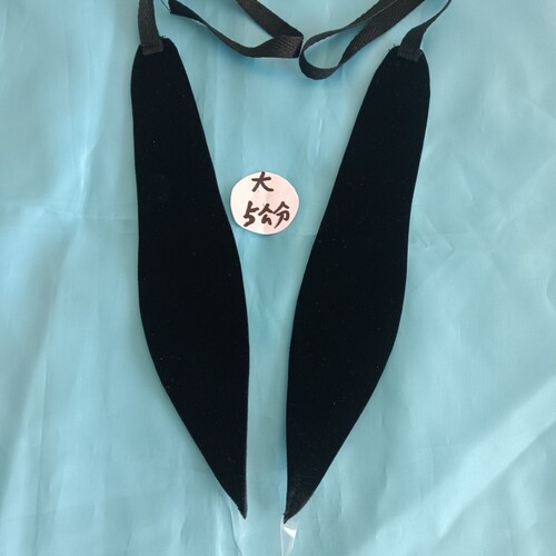 戏剧戏曲大鬓仿真头饰大柳片子正旦花旦鬓角佩戴服帖舒服5公分宽