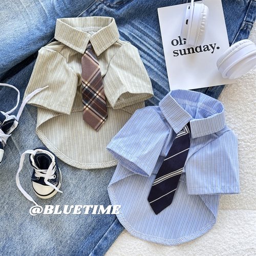 bluetime宠物衣服秋季新款学院风