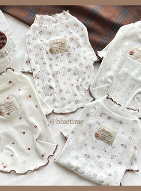 上春山～2026春夏小奶猫衣服纯棉比熊博美泰迪打底衫居家服薄大狗