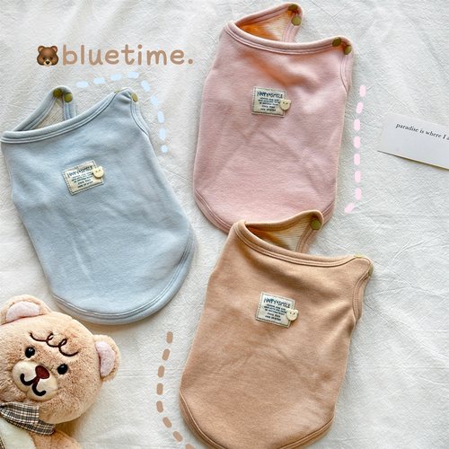 糯叽叽~小奶狗衣服泰迪茶杯约克夏吉娃娃背心猫咪居家服秋冬保暖