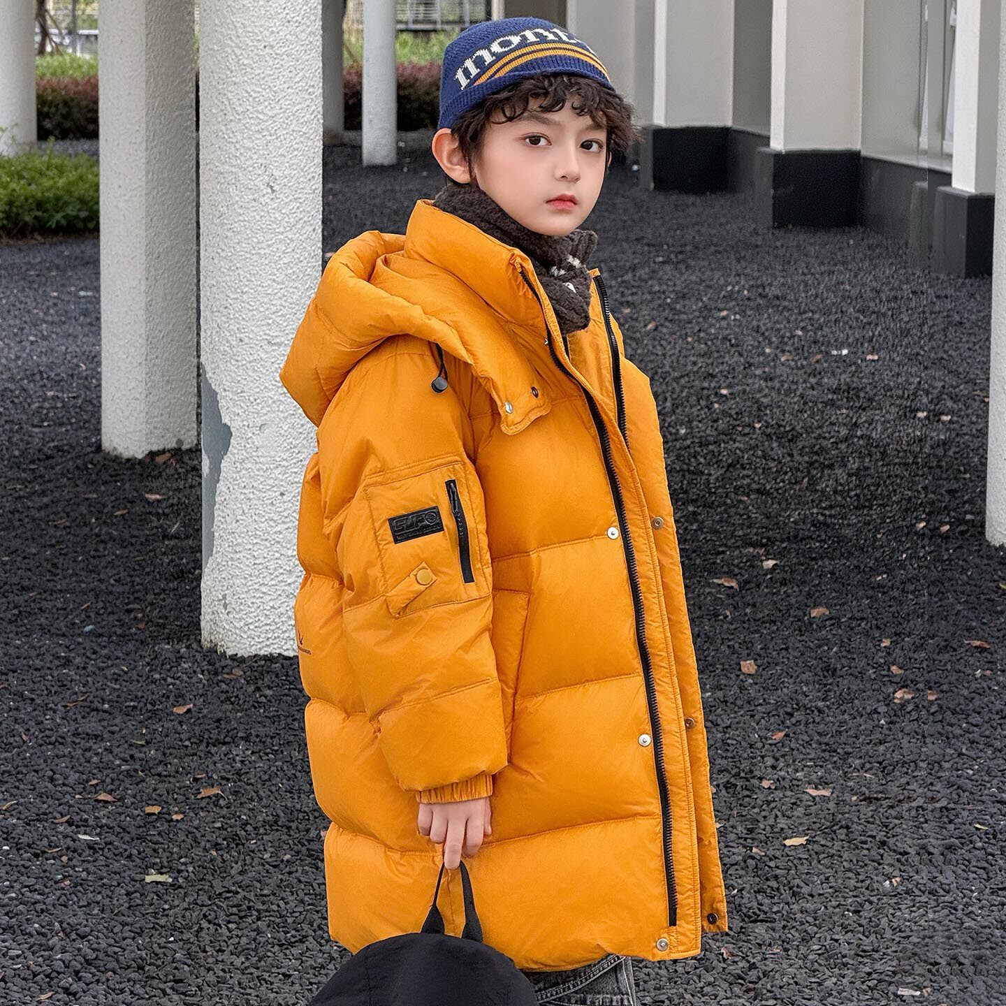 男童中长款儿童羽绒服2026新款
