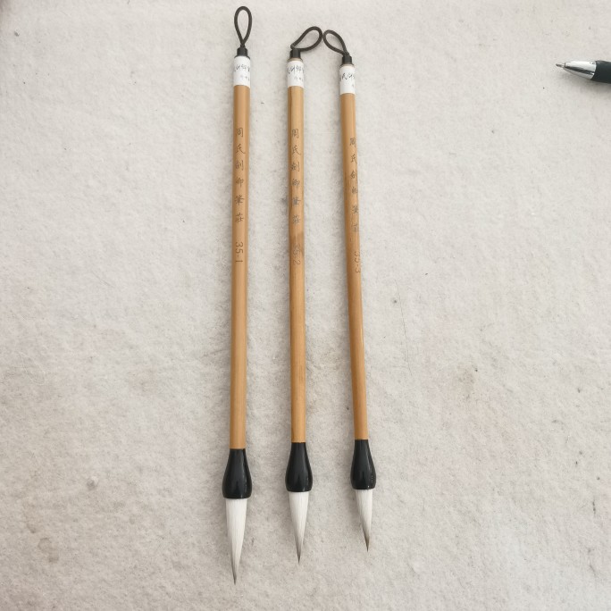 教授定做款35系列大中小兼毫适3至12cm内各类行楷,蓄墨收锋俱佳