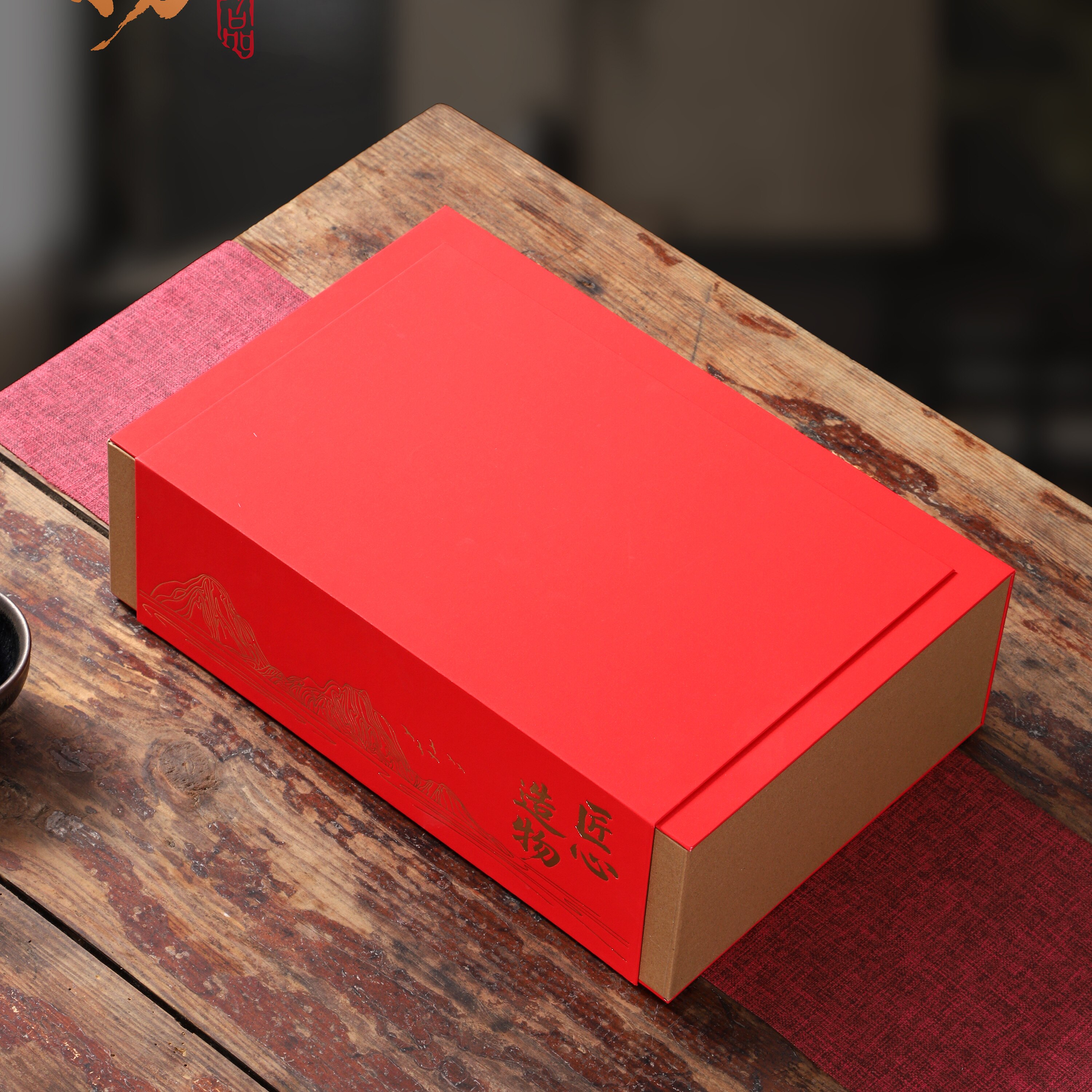 新款小泡罐茶叶包装空礼盒古树红茶碎银子金骏眉空盒通用版定制