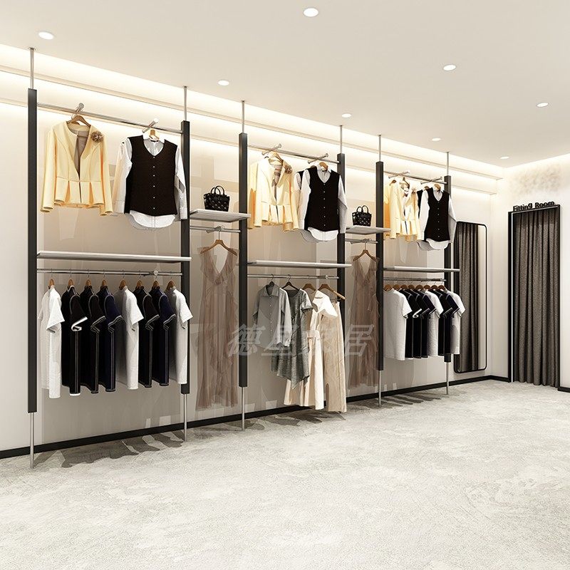 服装店顶天立地加粗展示架货架