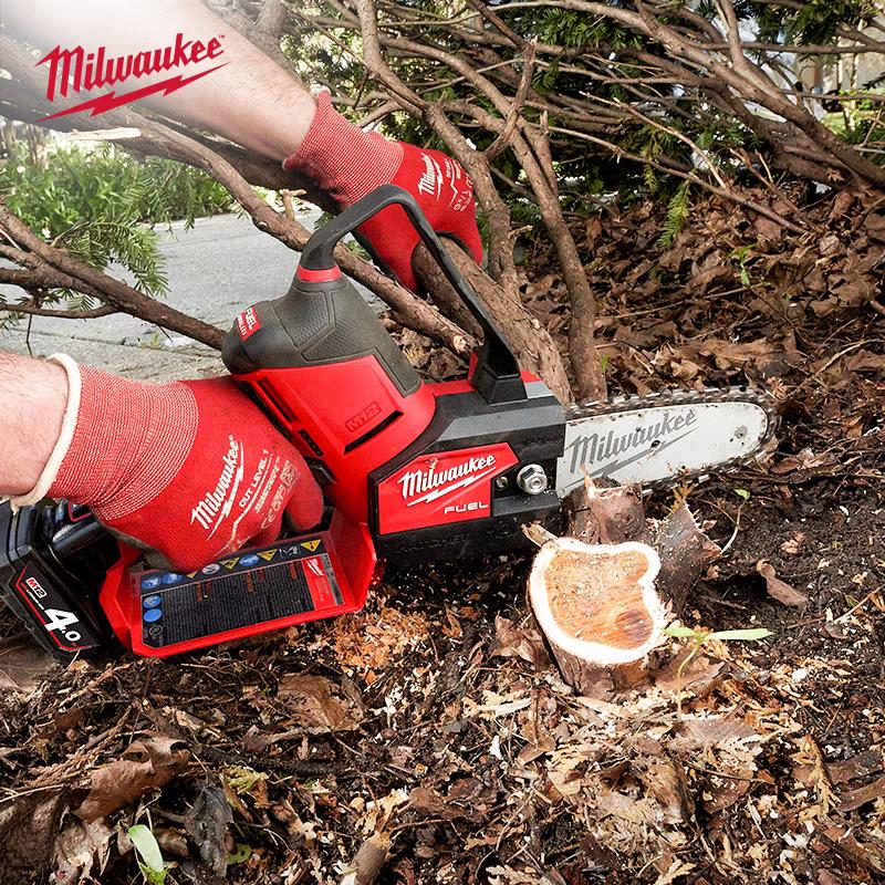 美沃奇充电式电链锯户外锯树神器