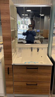 cleanup不锈钢柜体日式三面镜柜