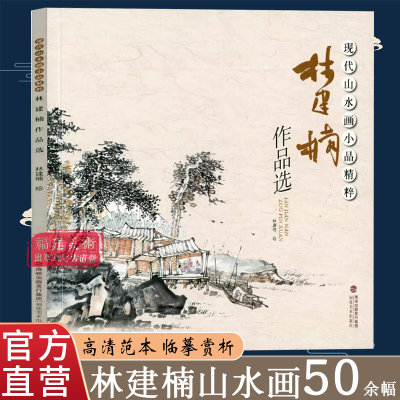 林建楠作品选 现代山水画小品精粹 中国名画家山水画技法全集画册国画水墨画临摹绘画书籍初学者毛笔绘画美术基础入门教程福建美术