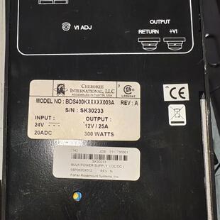 BDS400KXXXXX003A CHEROKEE工业电源 24V转12V 300W议价维修