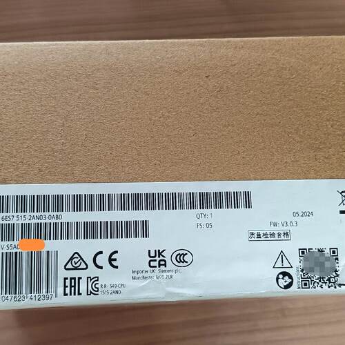 6ES7 515-2AN03-0AB0 CPU1515PN模块 工控自动化控制模块议价维修