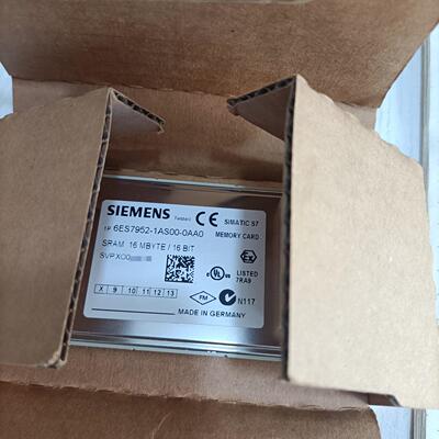 6ES7 952-1AS00-0AA0 存储卡 SRAM 16MBYTE 16BIT议价维修