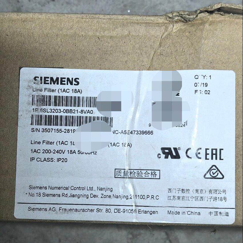 6SL3203-0BB21-8VA0 线路滤波器 1AC 18A 200-240V IP20议价维修