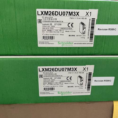 LXM26DU07M3X 交流伺服驱动器 750W 230V议价维修