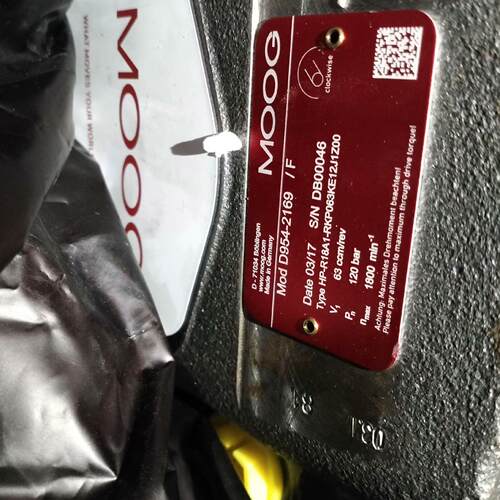 D954-2169/F MOOG穆格液压泵 注塑机工业液压配件议价维修