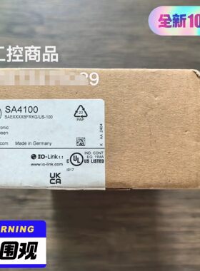 SA4100 流量传感器 IFM易福门 工控传感元件议价维修