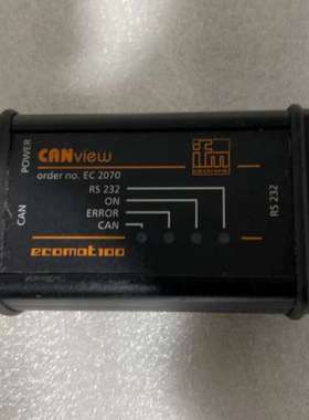 议价ifm易福门CANview模块型号EC2070，RS232接维修
